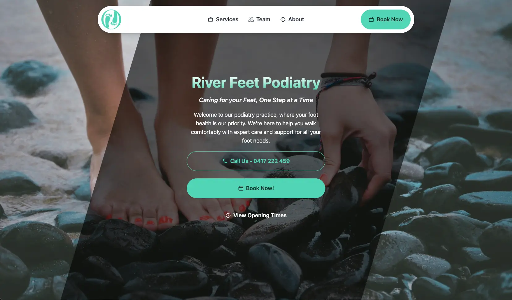 River Feet Podiatry website